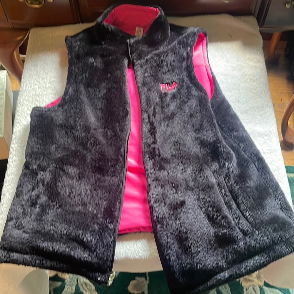 Fila plush vest